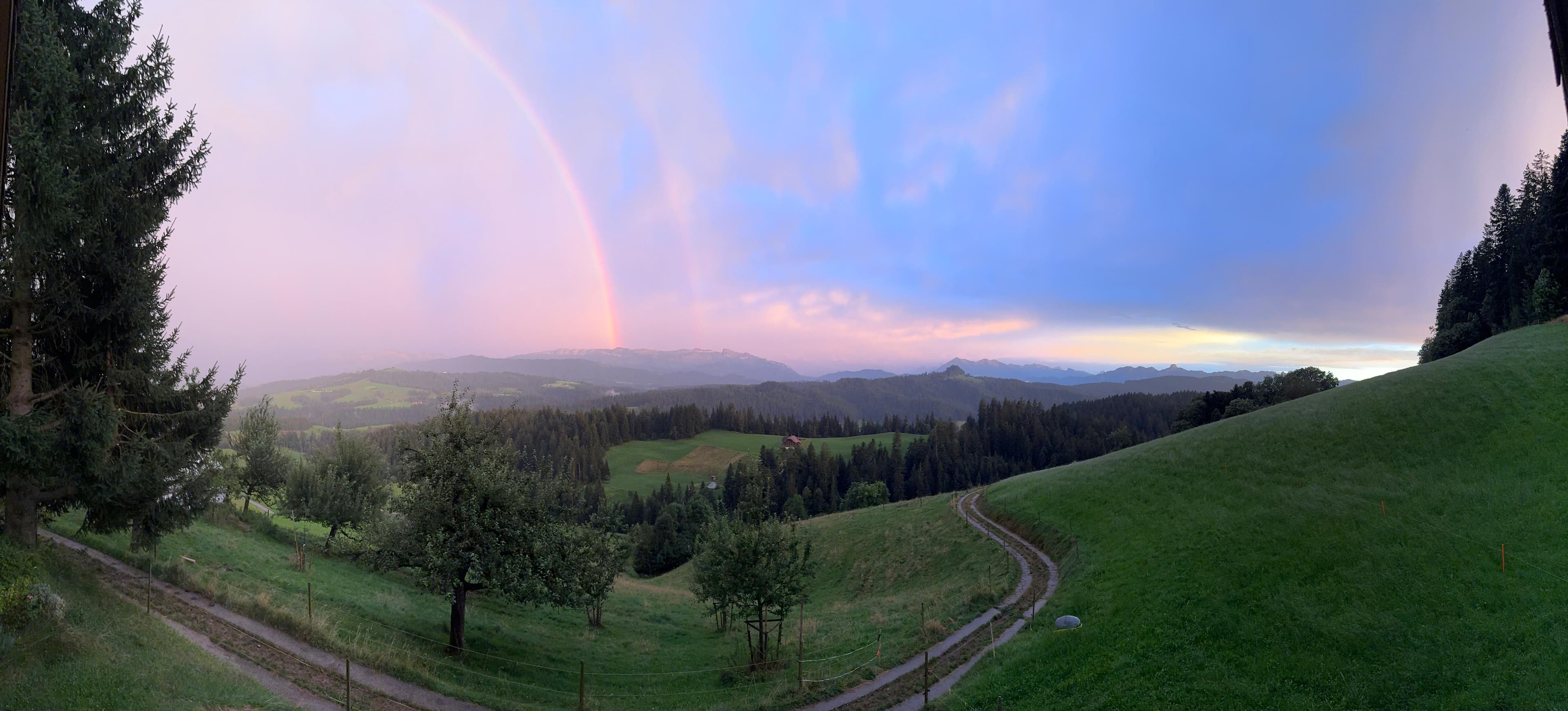 Panoramablick beim Chuderhuesi